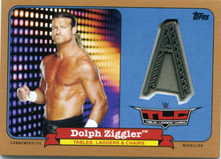 2018 Topps WWE TLC Dolph Ziggler Commemorative Medallion #42/99