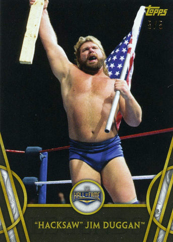 2018 Topps WWE Legends "Hacksaw" Jim Duggan Black #5/5