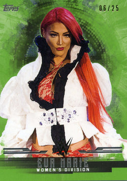 2017 Topps WWE Undisputed Green Eva Marie