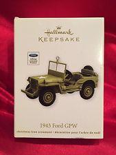 2012 HALLMARK KEEPSAKE ORNAMENT 1943 FORD GPW