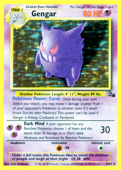 Pokemon Foil Gengar