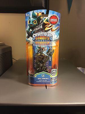 SKYLANDERS GIANTS SERIES 2 SPECIAL LIMITED EDITION METALLIC GREEN GILL GRUNT