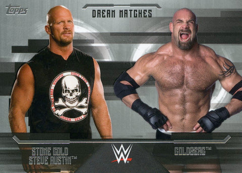 2017 Topps WWE Undisputed Silver Goldberg Vs. Stone Cold Steve Austin