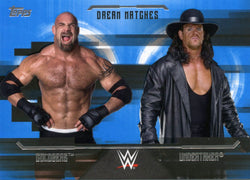 2017 Topps WWE Undisputed Base Undertaker Vs. Goldberg