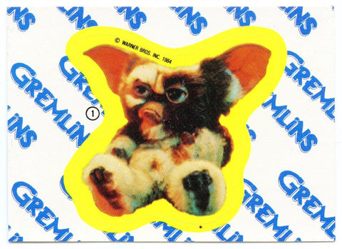 1984 TOPPS GREMLINS STICKER INSERT COMPLETE CARD SET (1-11)