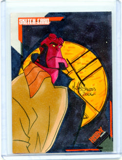2006 Inkworks Hellboy Animated 1:1 SKETCH CARD Mark Dos Santos #155/248