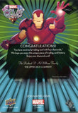 2016 MARVEL GEMS UPPER DECK DIAMOND MINE BLACK QUAD IRON MAN FOUR DIAMONDS #1/1