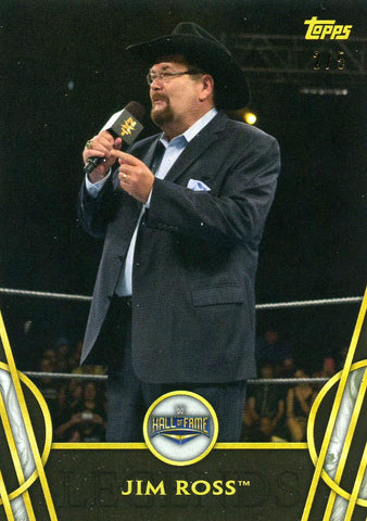 2018 Topps WWE Legends Jim Ross Black #2/5