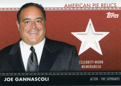2011 Topps American Pie Relics Joe Gannascoli Authentic Worn APR-7