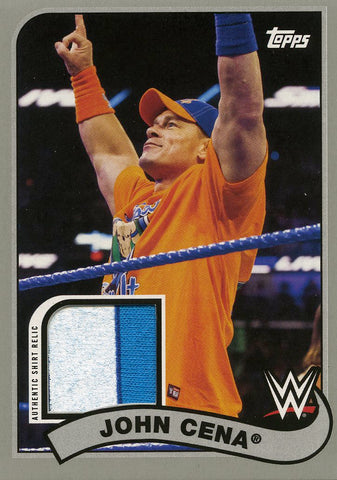 2018 Topps WWE John Cena Authentic Shirt Relic #06/25