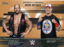 2017 Topps WWE Undisputed Bronze John Cena Vs. Stone Cold Steve Austin
