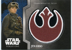 Topps Star Wars Rogue One Commemorative Patch Jyn Erso 1 of 13