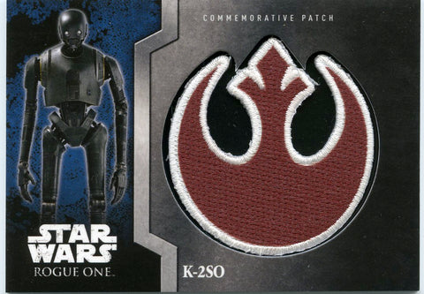 Topps Star Wars Rogue One Commemorative Patch K-2SO 2 of 13