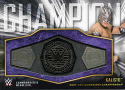 2018 Topps WWE Kalisto Commemorative Medallion #138/299