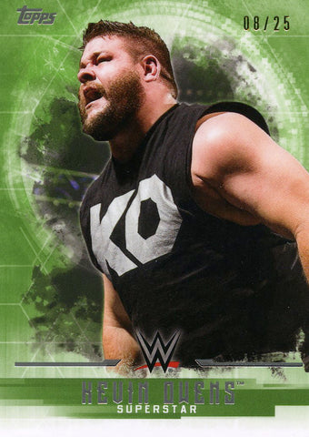 2017 Topps WWE Undisputed Green Kevin Owens