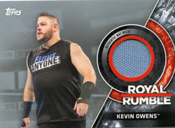 2018 Topps WWE Kevin Owens Authentic Mat Relic #17/25