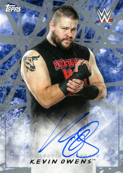2018 Topps WWE Kevin Owens Authentic Autograph #01/25