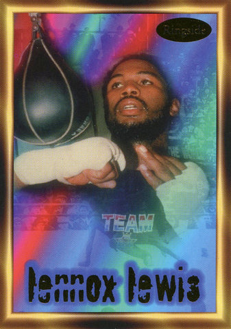 Ringside Boxing Cards Lennox Lewis Promo Card