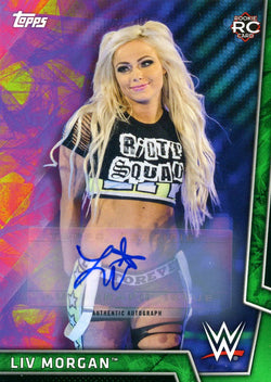2018 Topps WWE Liv Morgan Authentic Autograph #103/150