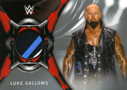 2018 Topps WWE Luke Gallows Authentic Shirt Relic #18/25