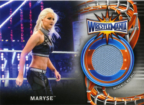 2018 Topps WWE Maryse Authentic Mat Relic #101/199