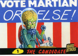 2013 TOPPS MARS ATTACKS INVASION GOLD RARE INSERT #93