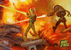 2013 TOPPS MARS ATTACKS INVASION GOLD RARE INSERT #21