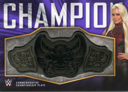 2018 Topps WWE Maryse Commemorative Commemorative Championship Plate #27/99