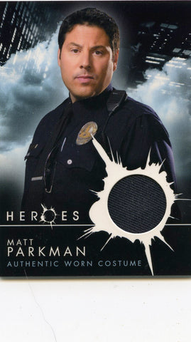 Topps Heroes Authentic Worn Costume Matt Parkman