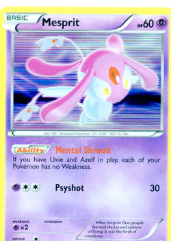 Pokemon Foil Mesprit