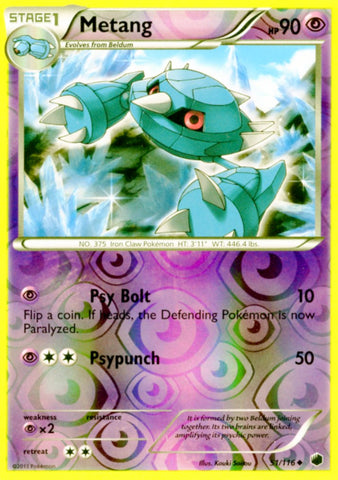 Pokemon Foil Metang