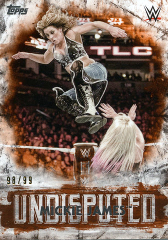 2018 Topps WWE Undisputed Orange Mickie James #98/99