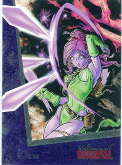 2013 Rittenhouse Women of Marvel Series 2 Purple Foil Blink #7