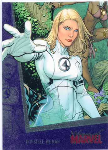 2013 Rittenhouse Women of Marvel Series 2 Purple Foil Invisible Woman #32