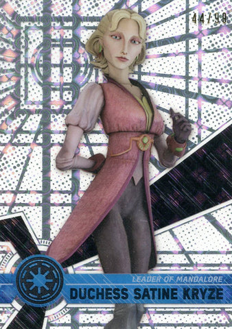 2017 HIGH TEK STAR WARS DUCHESS SATINE KRYZE #32 #44/99