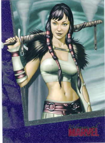 2013 Rittenhouse Women of Marvel Series 2 Purple Foil Sif #69