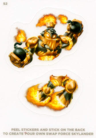 2013 Topps Skylanders Swap Force Sticker