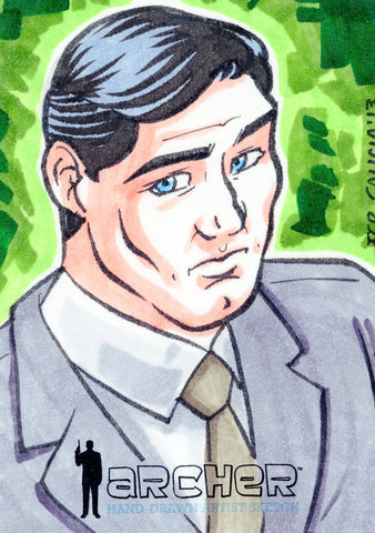 2013 Cryptozoic Archer 1:1 SKETCH CARD