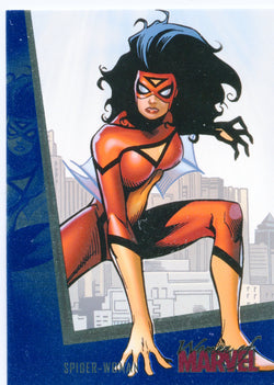 2013 Rittenhouse Women of Marvel Series 2 Sapphire Foil Spider-Woman #77