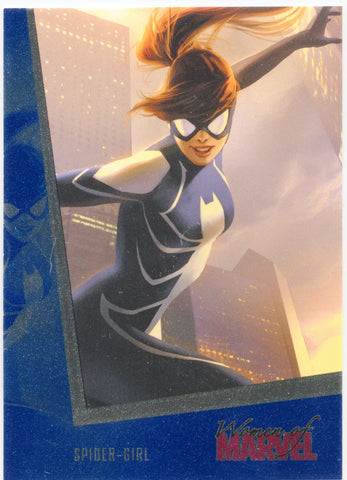 2013 Rittenhouse Women of Marvel Series 2 Sapphire Foil Spider-Girl #76