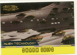 1998 Skybox Star Trek Voyager Profiles Alien Technology Swarm Ships AT-1