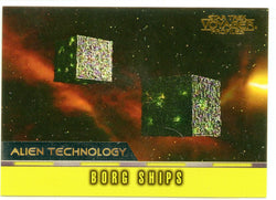 1998 Skybox Star Trek Voyager Profiles Alien Technology Borg Ships AT-3