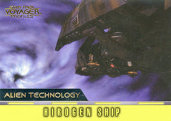 1998 Skybox Star Trek Voyager Profiles Alien Technology Hirogen Ship AT-4