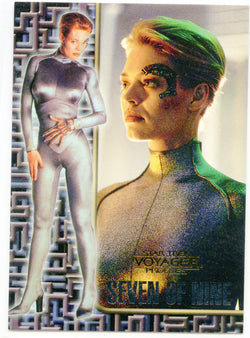 1998 Skybox Star Trek Voyager Profiles Seven of Nine 3 of 9
