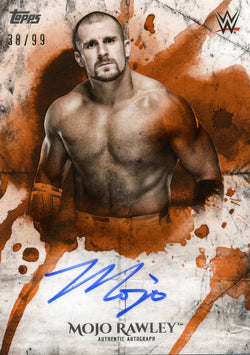 2018 Topps WWE Mojo Rawley Authentic Autograph #38/99