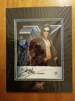 WWE AUTHENTIC DECADE OF SMACKDOWN 11x14 MATTED JOHN MORRISON AUTOGRAPH