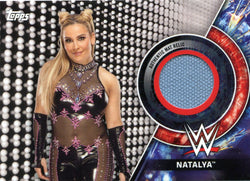 2018 Topps WWE Natalya Authentic Mat Relic #122/199