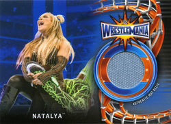 2018 Topps WWE Natalya Authentic Mat Relic #20/50