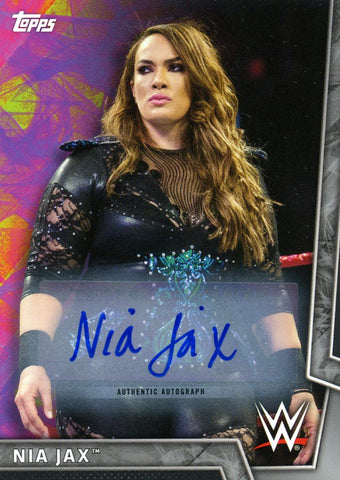 2018 Topps WWE Nia Jax Authentic Autograph #12/50