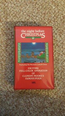 THE NIGHT BEFORE CHRISTMAS VHS